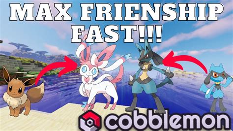 How To Increase Friendship FAST In Cobblemon: How To .